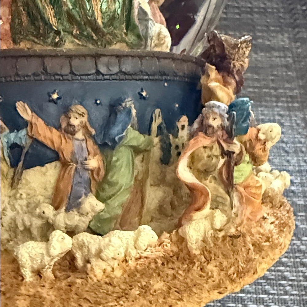 Nativity Christmas Scene 8” Snow Globe - Picture 5 of 13